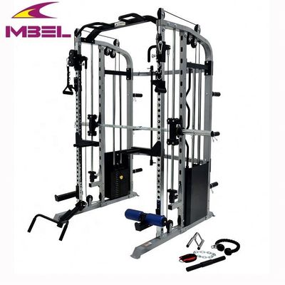 Métal gris/noir support de puissance de gymnase pour la musculation professionnelle