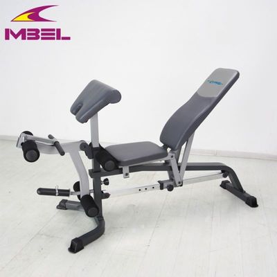 Équipement de remise en forme réglable pour gymnase Benche pour exercices efficaces Gris/Noir