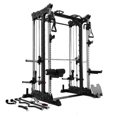 Chargement du port de Qingdao 3 en 1 Combo Power Rack avec fonction Smith Machine personnalisé