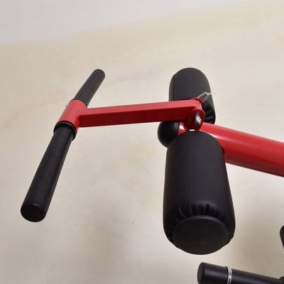 Équipement de gymnase rouge pour hommes squat rack levage de poids banc d'exercice
