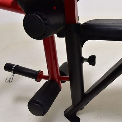 Banquette de levage de poids et support de musculation en gris foncé