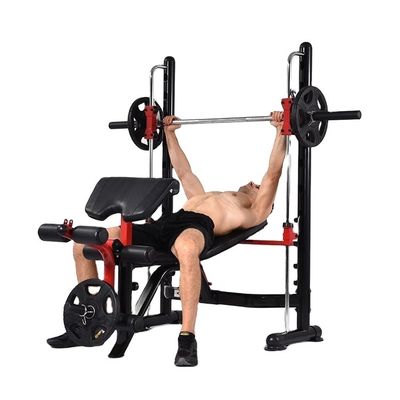 Appareil pliable de gymnastique réglable pour le levage de poids multiplate