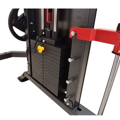 Tout en un Gymnase équipement de gymnase multifonctionnel Power Rack Smith Machine avec pile de poids