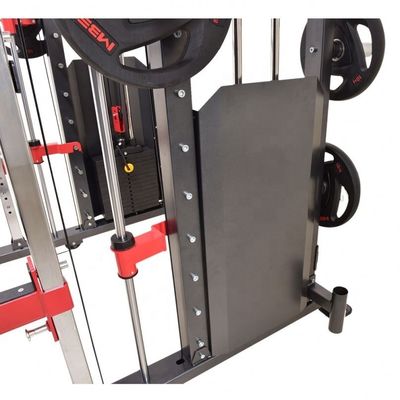 Tout en un Gymnase équipement de gymnase multifonctionnel Power Rack Smith Machine avec pile de poids