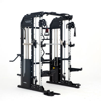 Équipement de gymnastique à domicile multifonctionnel entraîneur fonctionnel machine Smith avec port de chargement