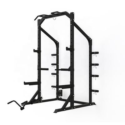 Traîneur multifonctionnel Smith Machine Cable Crossover Gym avec et design gris/noir