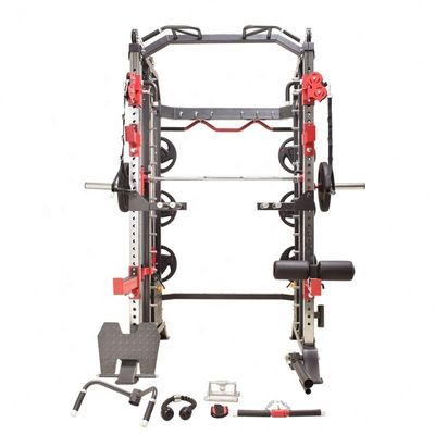 Équipement multi-fonctionnel de gymnase commercial Smith Machine Power Rack Formateur fonctionnel 1700X2120X2300mm
