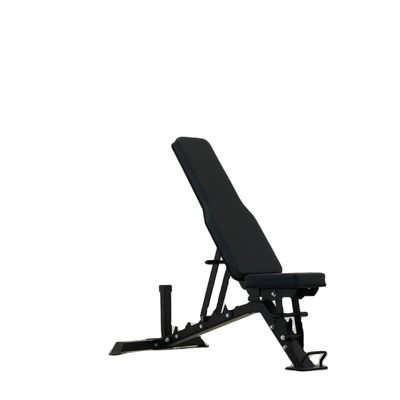 Commercial multi-fonctionnelle planche en position assise sur le dos banc de poids de remise en forme avec accessoire de haltère