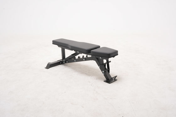 Commercial multi-fonctionnelle planche en position assise sur le dos banc de poids de remise en forme avec accessoire de haltère