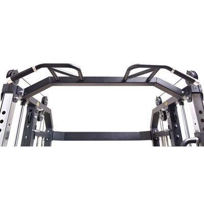 Rack de fitness en gris argenté pour l'entraînement tout en un