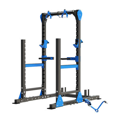 Équipement de gymnastique commercial Red Power Squat Rack avec un design personnalisable et durable