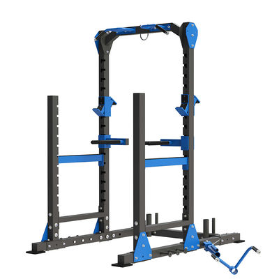 Équipement de gymnastique commercial Red Power Squat Rack avec un design personnalisable et durable