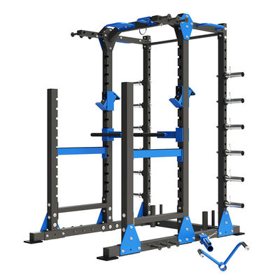 Équipement de gymnastique commercial Red Power Squat Rack avec un design personnalisable et durable