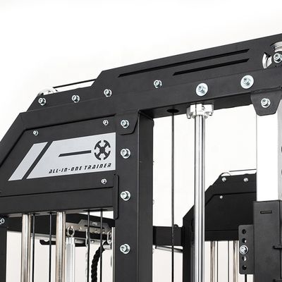All-in-one entraîneur fonctionnel multi-fonction Smith machine pour salle de sport à domicile chargée