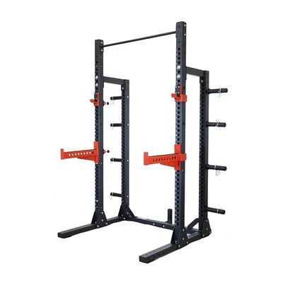 Tuyau carré 75x75x3.0 mm Rack électrique gris clair pour le culturisme commercial