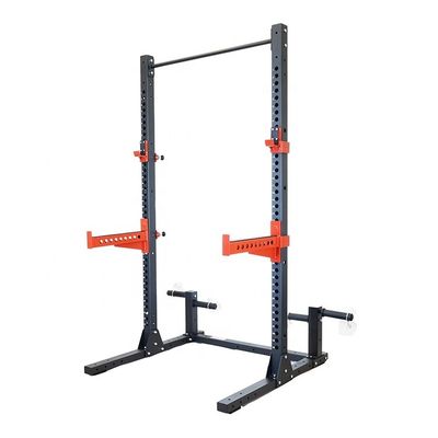Tuyau carré 75x75x3.0 mm Rack électrique gris clair pour le culturisme commercial