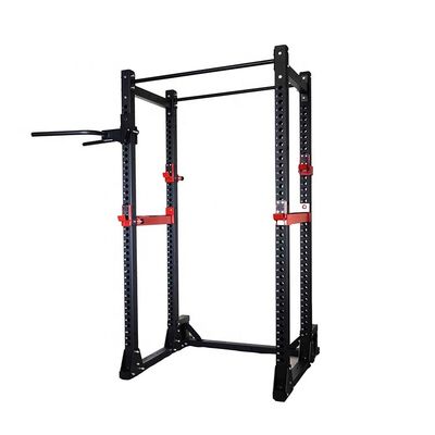 Tuyau carré 75x75x3.0 mm Rack électrique gris clair pour le culturisme commercial