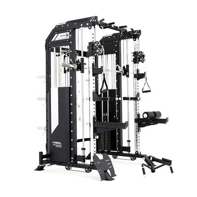 All-in-one entraîneur fonctionnel multi-fonction Smith machine pour salle de sport à domicile chargée