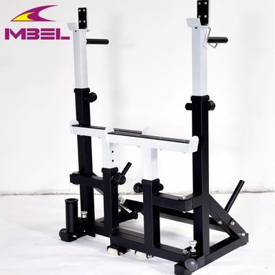 GRÉO/NOIR Power Fitness Rack pliable entraîneur intégré pour des séances d'entraînement à économie d'espace