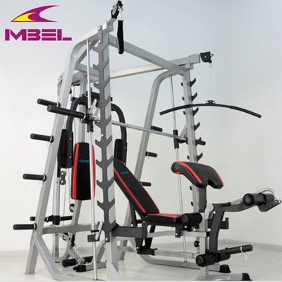152 kg N.W. Équipement de gymnastique gris/noir Smith Machine pour les installations d'entraînement en force