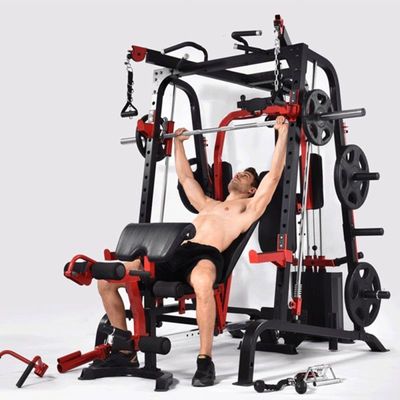 Fabricants d'équipements de gymnastique Machine Smith multifonctionnelle avec pile de poids unité de 20'