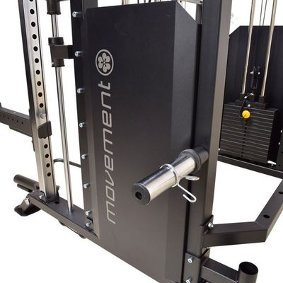 Affordable et durable 1700X1990X2300mm équipement de gym Smith machine avec système de poulie