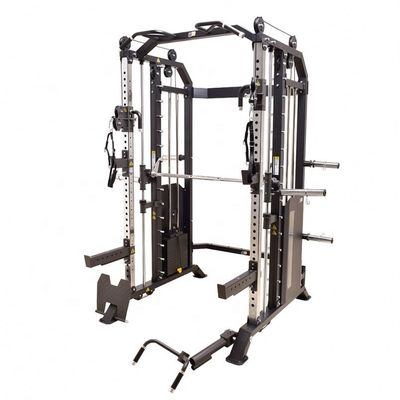 Port de chargement de Qingdao équipement de résistance multifonctionnel Smith Machine avec système de poulie