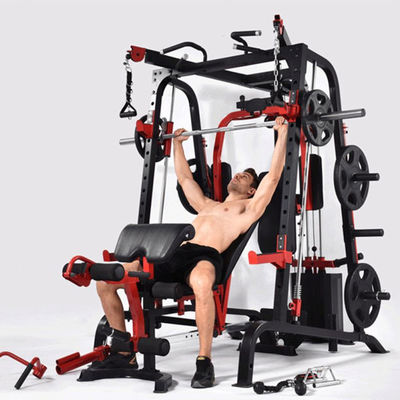Ensemble complet d'entraîneur multifonctionnel salle de gym Smith machine équipement d'entraîneur fonctionnel Smith machine