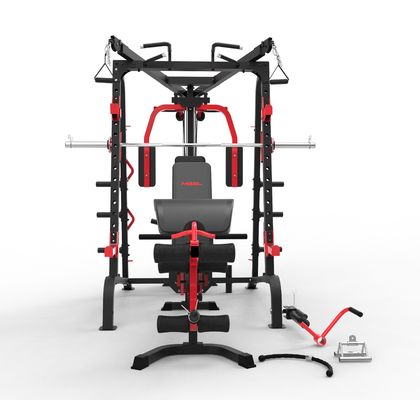Ensemble complet d'entraîneur multifonctionnel salle de gym Smith machine équipement d'entraîneur fonctionnel Smith machine