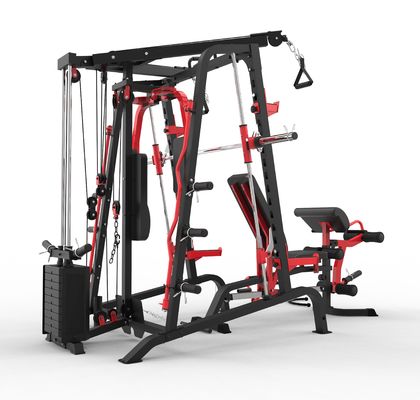 Ensemble complet d'entraîneur multifonctionnel salle de gym Smith machine équipement d'entraîneur fonctionnel Smith machine