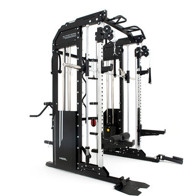 Red multi-fonctionnel entraîneur Power Rack équipement de gymnastique équipement d'exercice Smith Machine Home Gym Station NW 378.2
