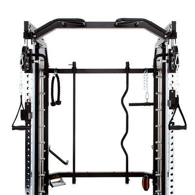 Red multi-fonctionnel entraîneur Power Rack équipement de gymnastique équipement d'exercice Smith Machine Home Gym Station NW 378.2