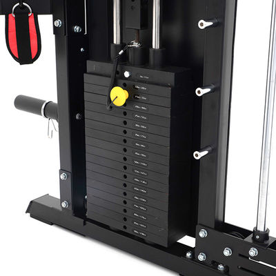 Red multi-fonctionnel entraîneur Power Rack équipement de gymnastique équipement d'exercice Smith Machine Home Gym Station NW 378.2