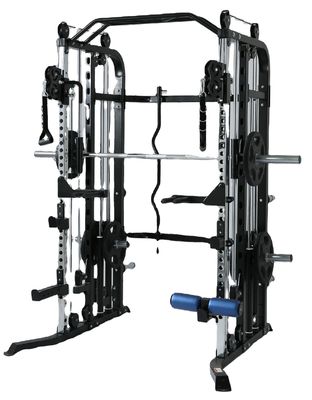 Red Multifonctionnel Trainer Smith Machine pour Hommes équipement d'entraînement à domicile et au gymnase