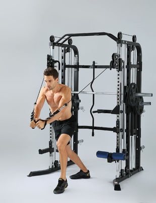 Red Multifonctionnel Trainer Smith Machine pour Hommes équipement d'entraînement à domicile et au gymnase