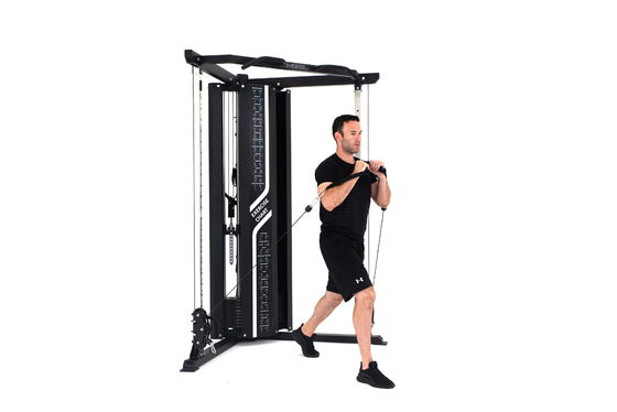 Bodybuilding entraîneur fonctionnel équipement de gym à domicile avec système de poulie à double réglage
