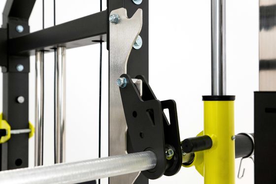 Dispositif personnalisé de gymnastique à plusieurs fonctions réglable câble gymnastique squat rack avec 90lbs pile de poids