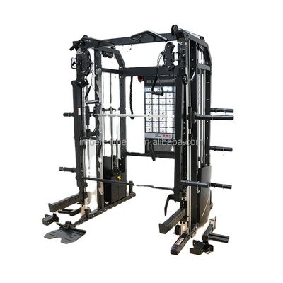 Smith machine tout en un équipement de gym avec piles de poids fonction Mutli station de gym à domicile