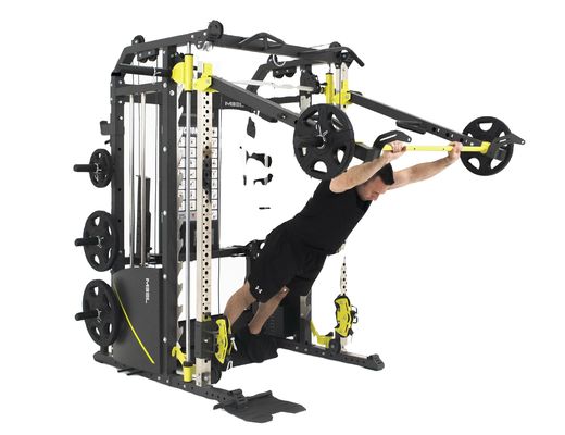 Smith machine tout en un équipement de gym avec piles de poids fonction Mutli station de gym à domicile