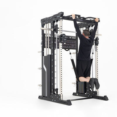 Entraîneur fonctionnel en gris foncé multi-fonctionnel Smith Power Rack pour des entraînements polyvalents