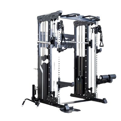 Entraîneur fonctionnel en gris foncé multi-fonctionnel Smith Power Rack pour des entraînements polyvalents