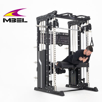 Entraîneur fonctionnel en gris foncé multi-fonctionnel Smith Power Rack pour des entraînements polyvalents