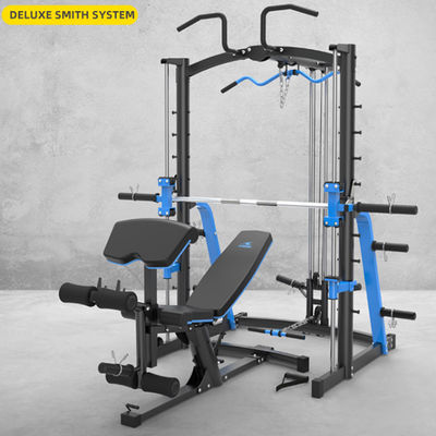 Équipement de remise en forme tout en un entraîneur machine Smith pour l'entraînement vers le haut et vers le bas