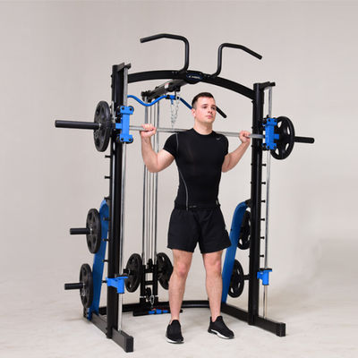 Équipement de remise en forme tout en un entraîneur machine Smith pour l'entraînement vers le haut et vers le bas