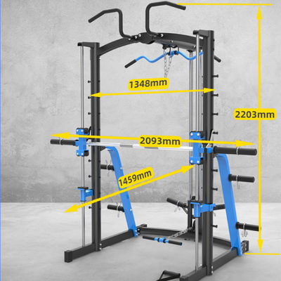 Équipement de remise en forme tout en un entraîneur machine Smith pour l'entraînement vers le haut et vers le bas