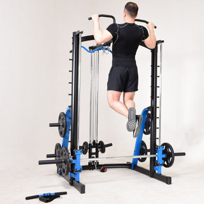 Équipement de remise en forme tout en un entraîneur machine Smith pour l'entraînement vers le haut et vers le bas