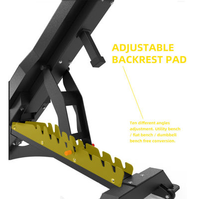 1210x742x450mm Bodybuilding équipement de remise en forme banc réglable pour le commerce et la maison