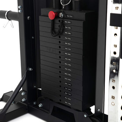 Matte noir équipement de musculation multifonctionnel de gym à domicile avec des options personnalisables