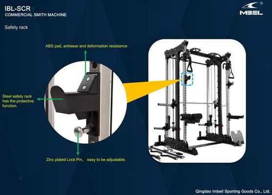 Accueil Formateur multifonctionnel avec machine d'entraînement en force et support de squat réglable