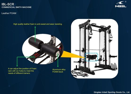 Accueil Formateur multifonctionnel avec machine d'entraînement en force et support de squat réglable